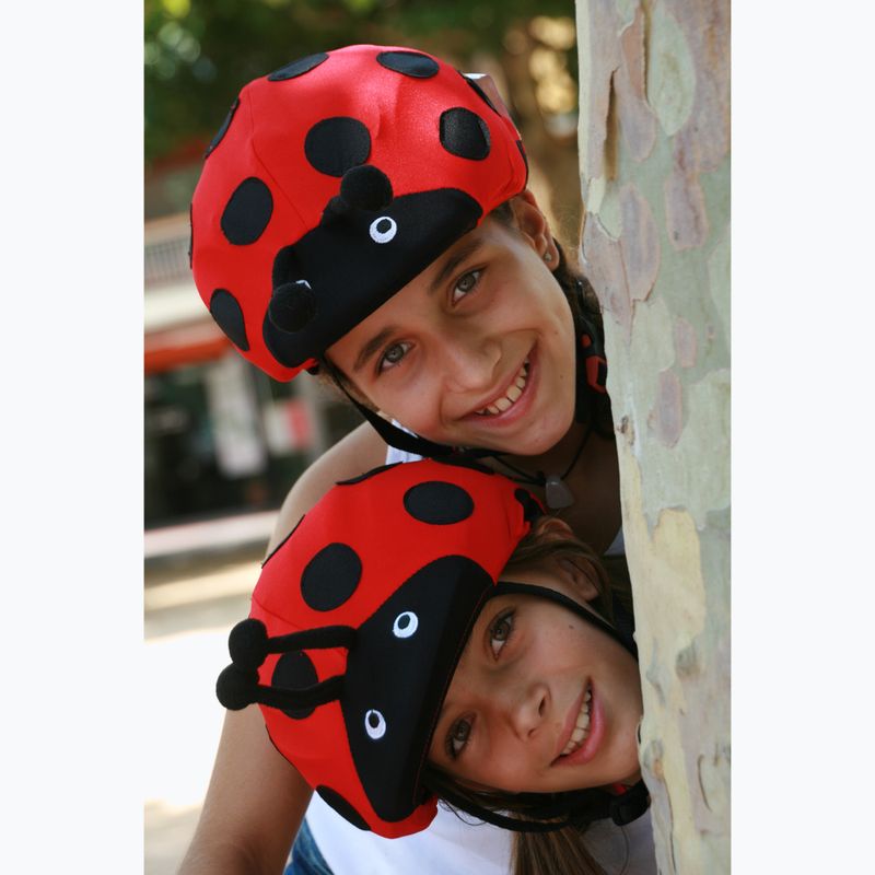 Návlek na přilbu COOLCASC Ladybird červený 001 7