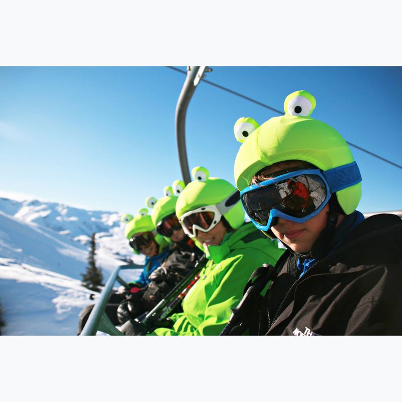 Návlek na helmu COOLCASC Frog zelený 2 10