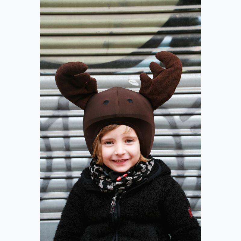 Návlek na helmu Coolcasc Moose hnědý 12 6
