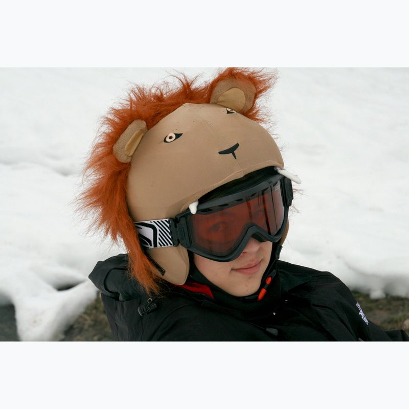 Návlek na helmu COOLCASC Lion hnědý 23 8