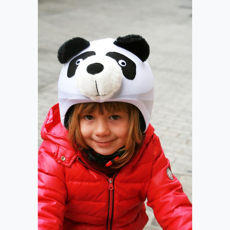 Návlek na helmu COOLCASC Panda Bear bílý 42 6