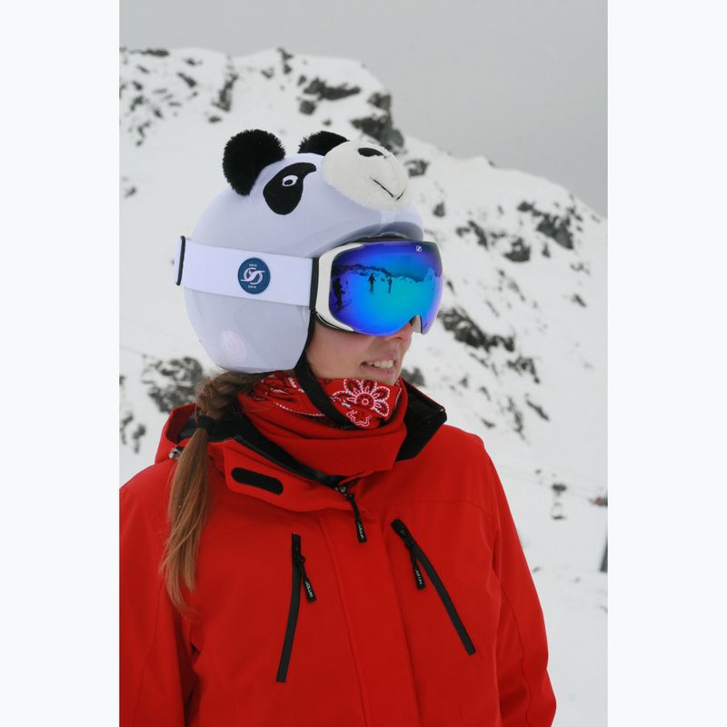 Návlek na helmu COOLCASC Panda Bear bílý 42 7