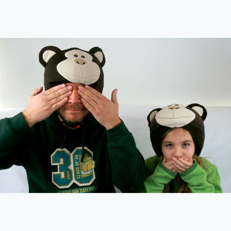 Návlek na přilbu COOLCASC Monkey hnědý 48 6