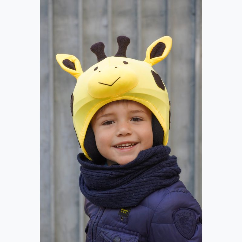 Návlek na přilbu COOLCASC Giraffe žlutý 54 6