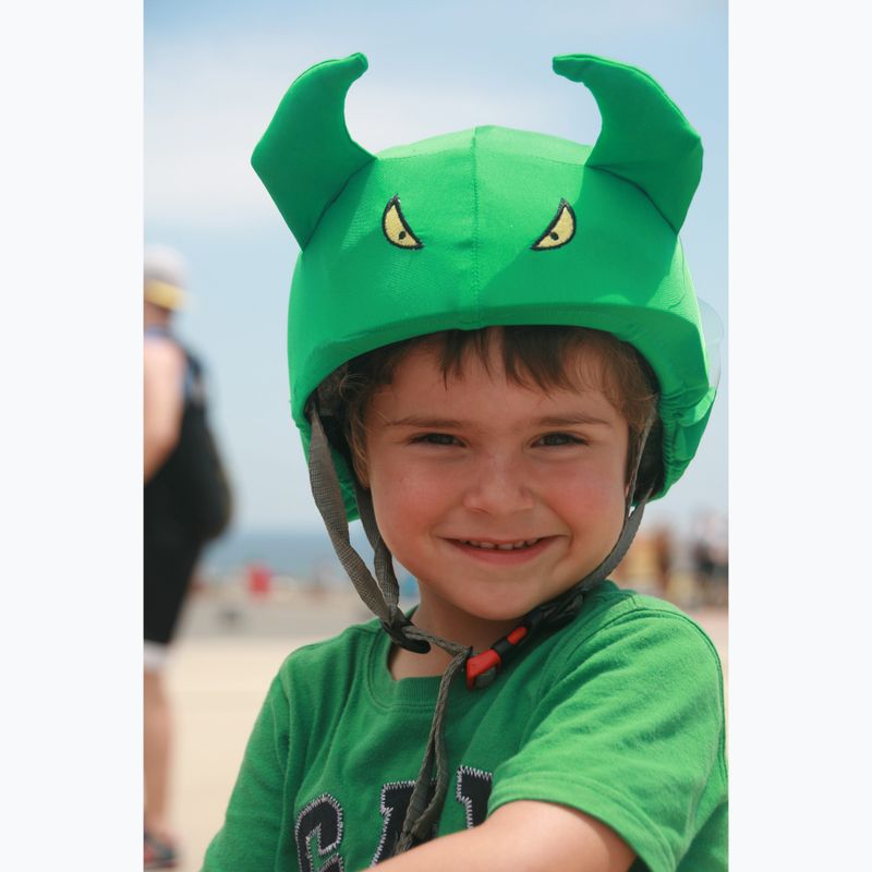 Návlek na přilbu COOLCASC Demon zelený S030 6