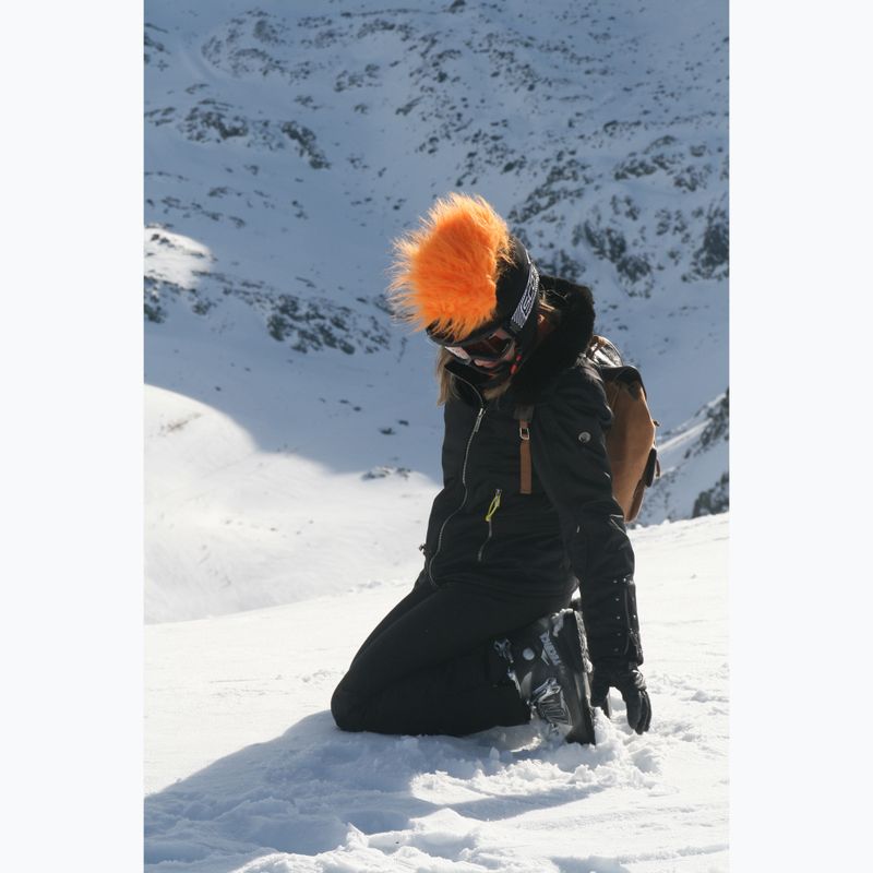 Návlek na přilbu COOLCASC Furry Orange černý S067 9