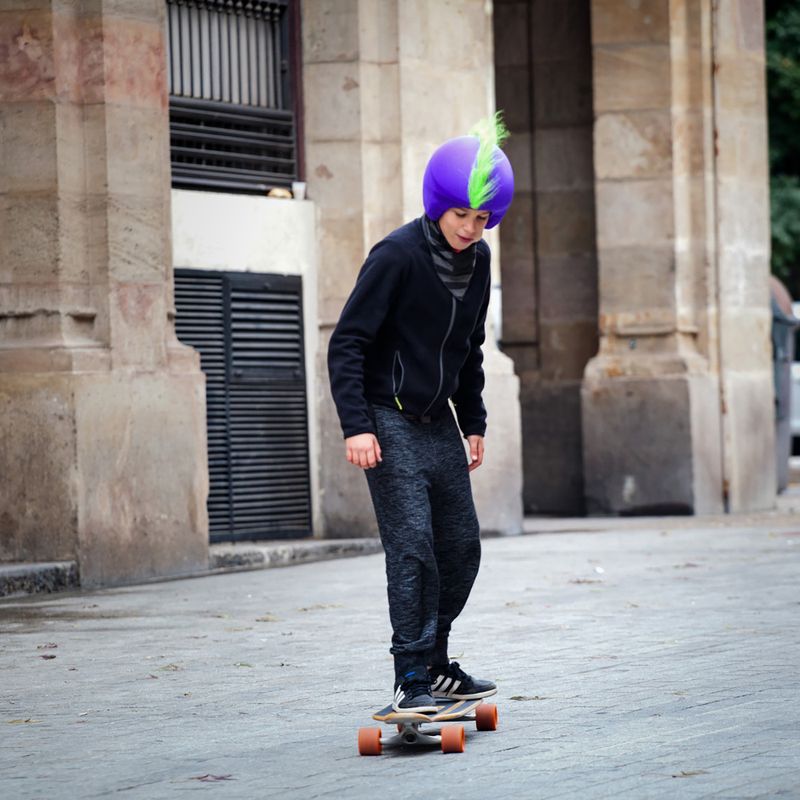 Návlek na helmu Coolcasc Green Mohican 8