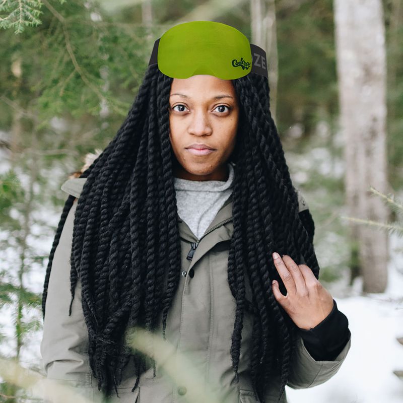 Obal na brýle COOLCASC Khaki Goggle Cover 2