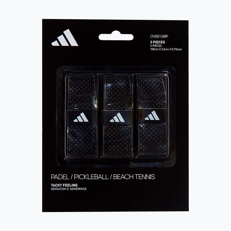 Omotávky na padelové rakety adidas Padel Overgrip Set 3 pcs. black 4