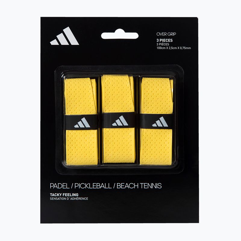 Omotávky na padelové rakety  adidas Padel Overgrip Set 3 pcs. yellow 3