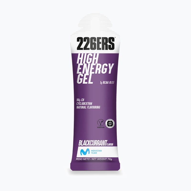 Energetický gel 226ERS High Energy BCAA 76 g černý rybíz
