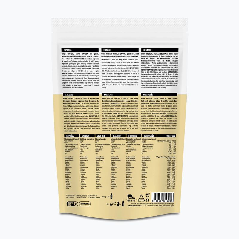 Proteinový doplněk 226ERS Whey Protein WPC 1 kg vanilla wanilia 2