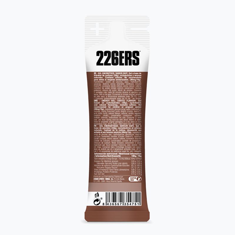 Energetický gel 226ERS High Energy Kofeinový 76 g káva 2