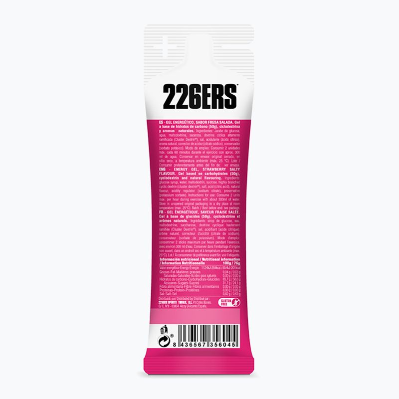 Energetický gel 226ERS High Energy Salty 76 g slaná jahoda 2