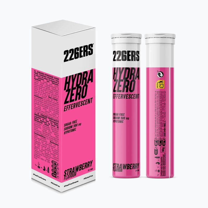 Nápoj hypotonic 226ERS Hydrazero Effervescent 20 tbl jahoda 3