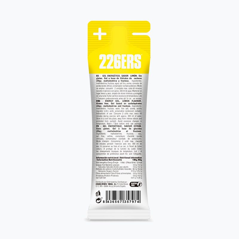 Energetický gel 226ERS High Fructose Gel 80g citrón 2