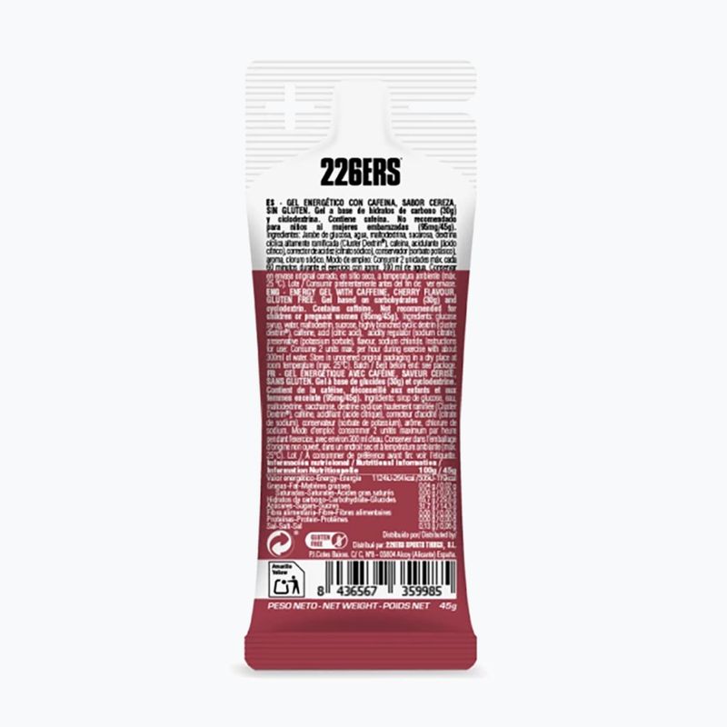 Energetický gel 226ERS High Energy XS 45 g caffeine cherry 2