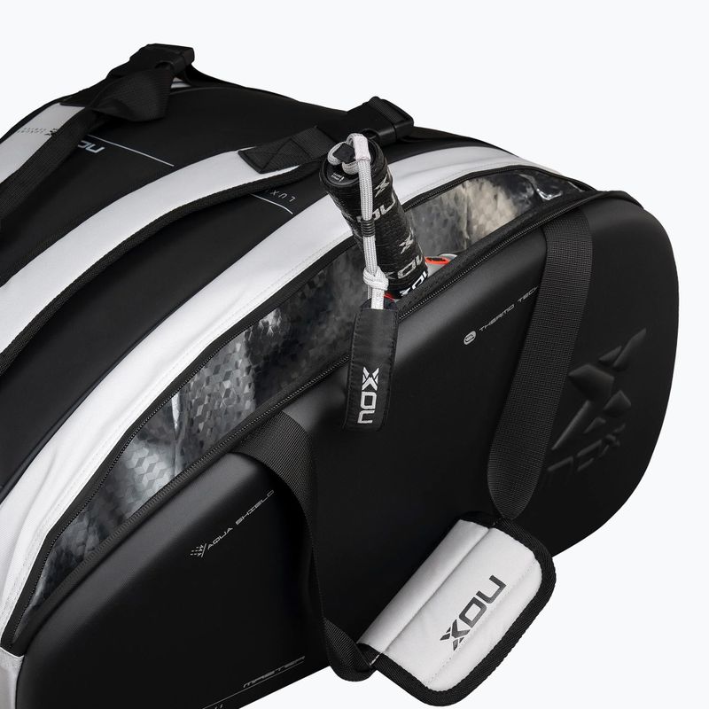 Taška na padel NOX Luxury Master Series Padelbag 60 l white/black 6