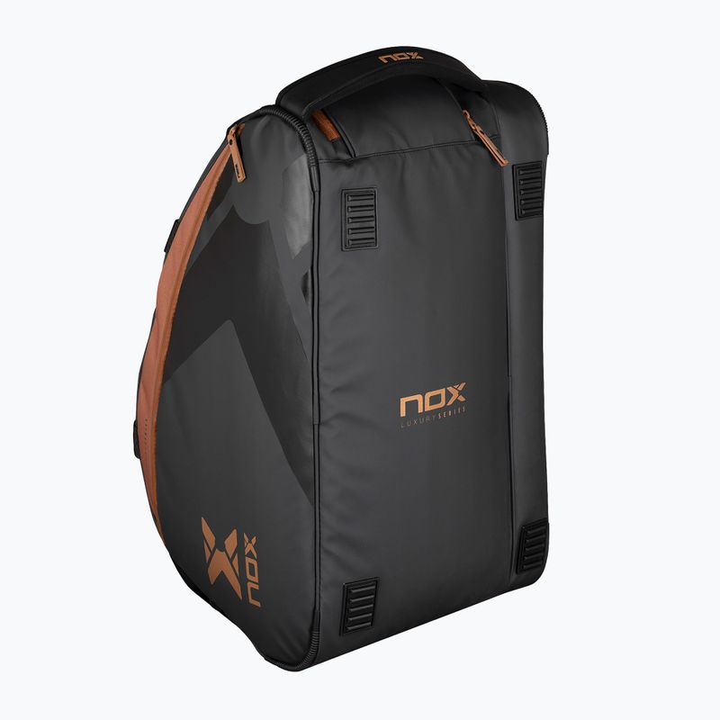 Taška na rakety NOX Luxury Open Series 60 l black/brown 5