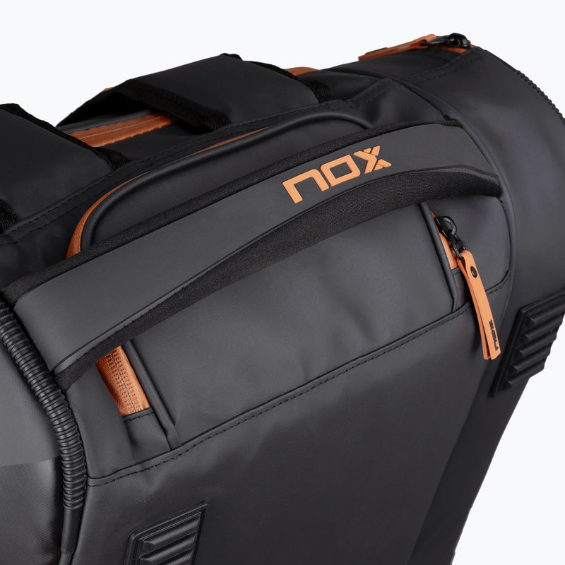 Taška na rakety NOX Luxury Open Series 60 l black/brown 10