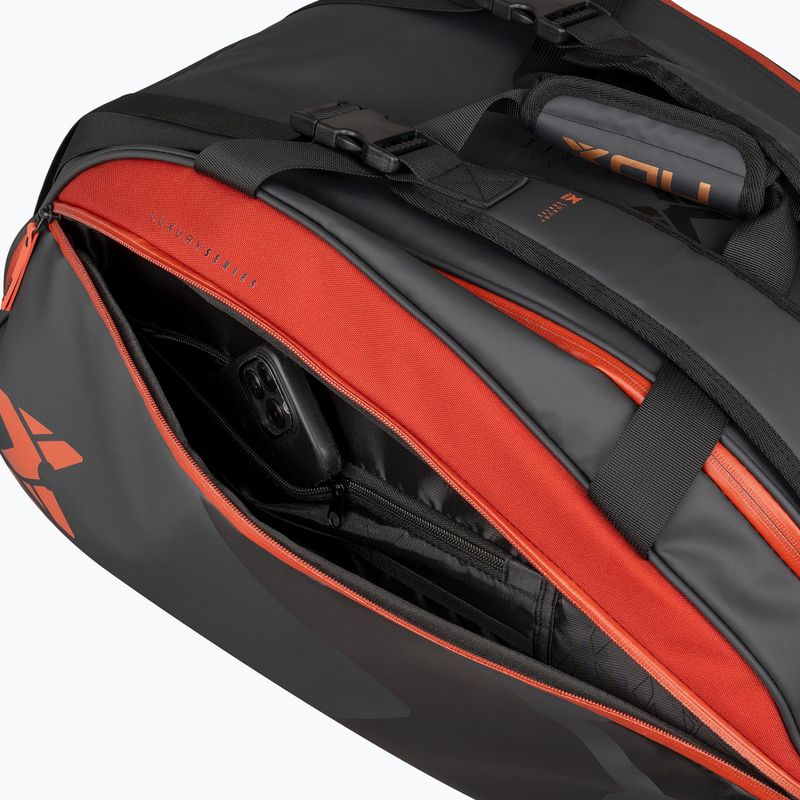 Taška na rakety  NOX Luxury Open Series padel bag 60 l black/red 12