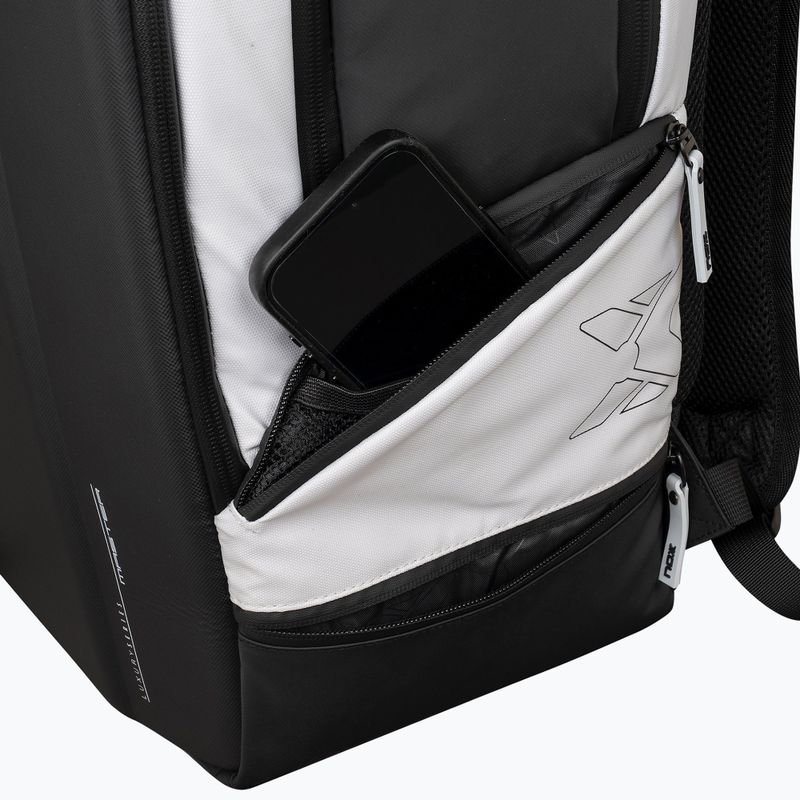 Batoh na padel NOX Luxury Master Series Backpack 30 l white/black 11