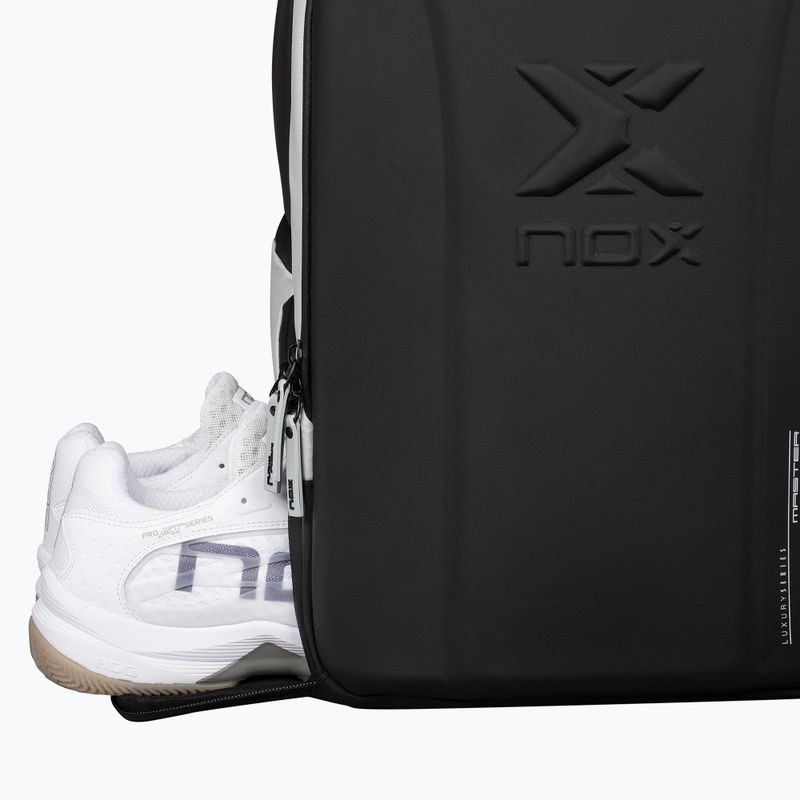 Batoh na padel NOX Luxury Master Series Backpack 30 l white/black 12