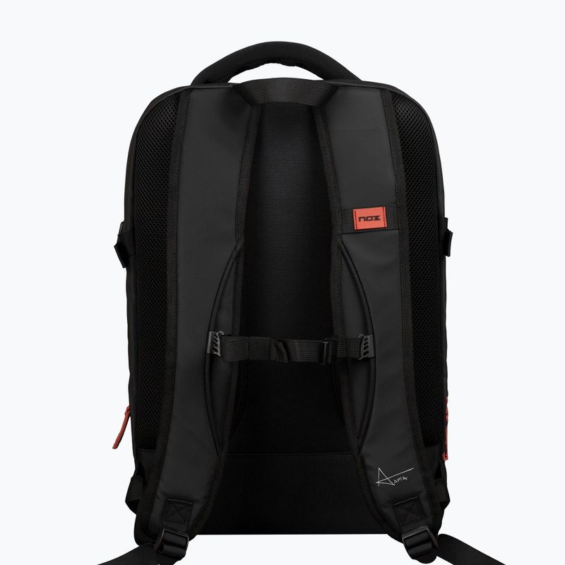Batoh na padel NOX Luxury Open Series Backpack 30 l black/red 2