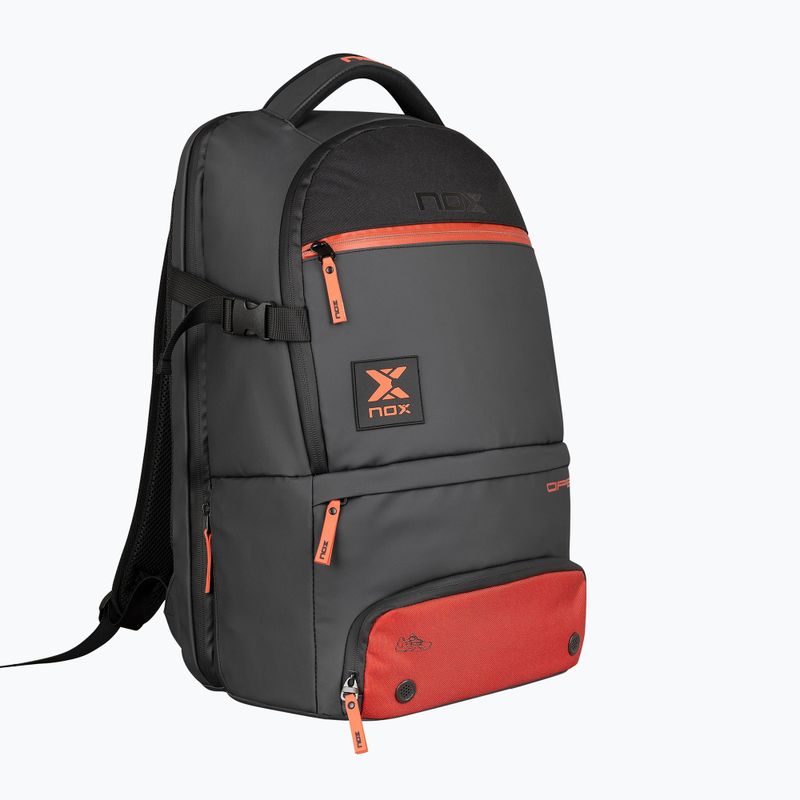 Batoh na padel NOX Luxury Open Series Backpack 30 l black/red 3