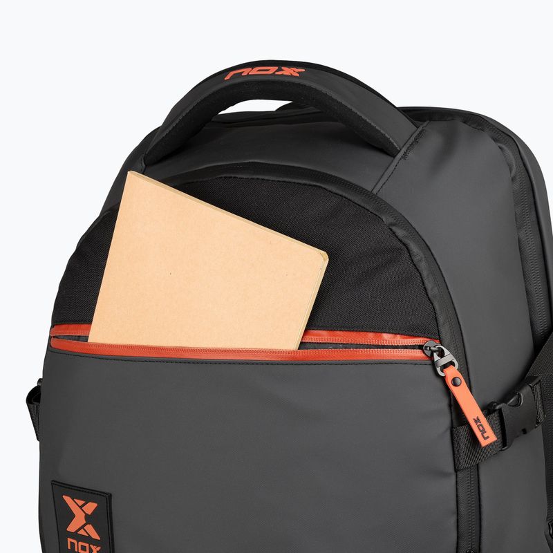 Batoh na padel NOX Luxury Open Series Backpack 30 l black/red 8