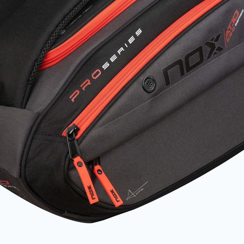 Taška na padel NOX AT10 XXL Padelbag 90 l grey/orange 6
