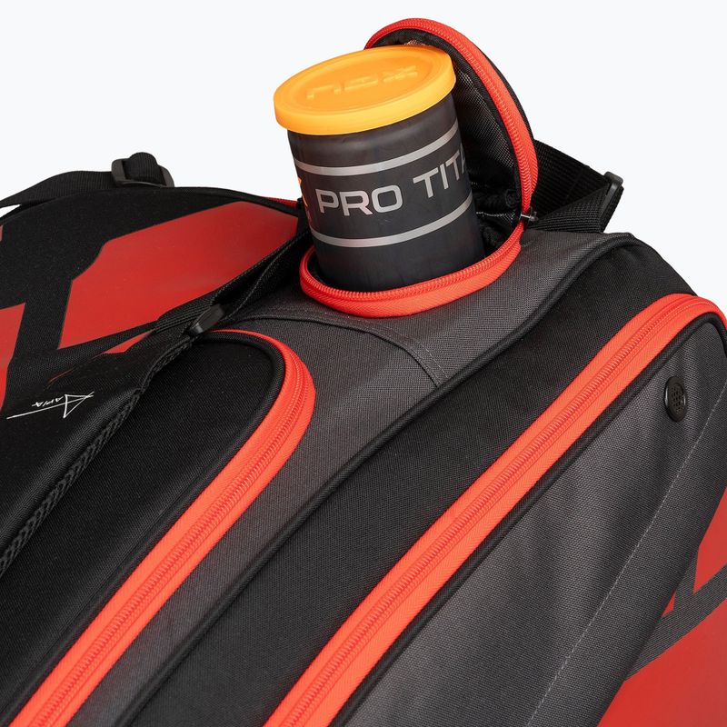 Taška na padel NOX AT10 XXL Padelbag 90 l grey/orange 10