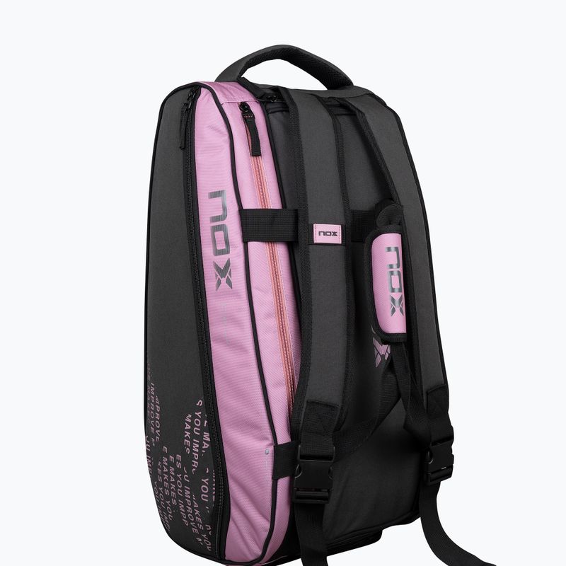 Taška na rakety NOX Street Series bag 45 l grey/pink 6