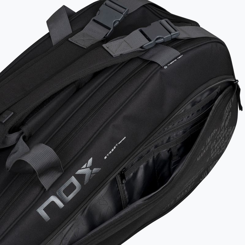 Taška na rakety NOX Street Series 45 l black/grey 12