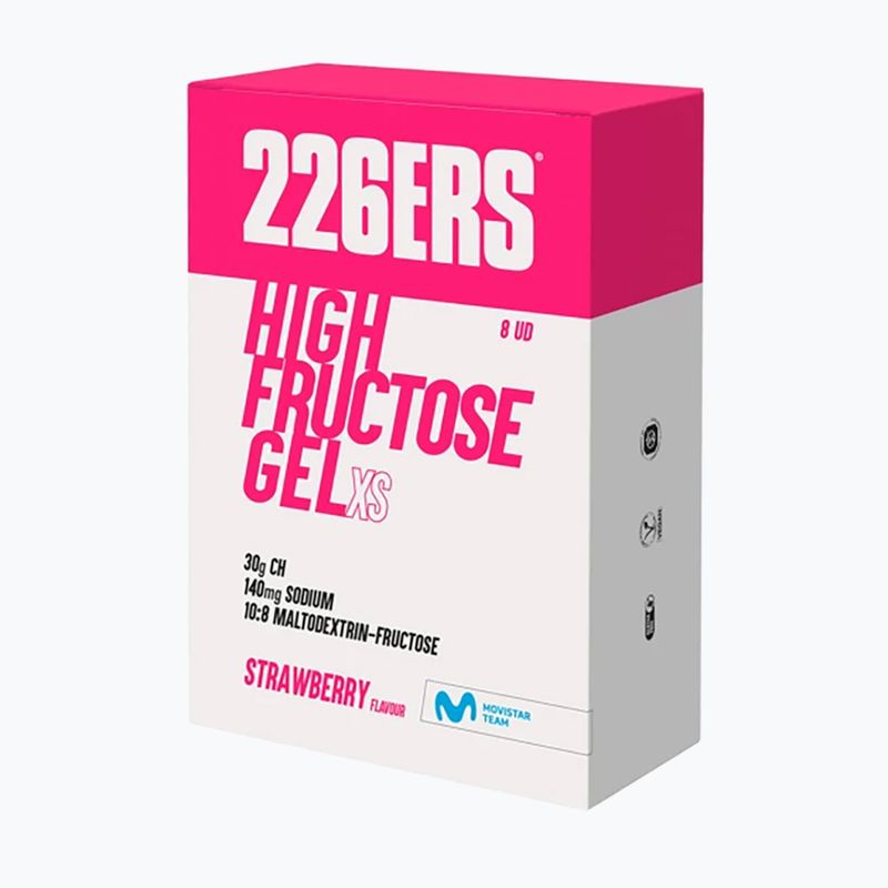 Energetický gel 226ERS High Fructose Gel XS 8 x 44 g strawberry