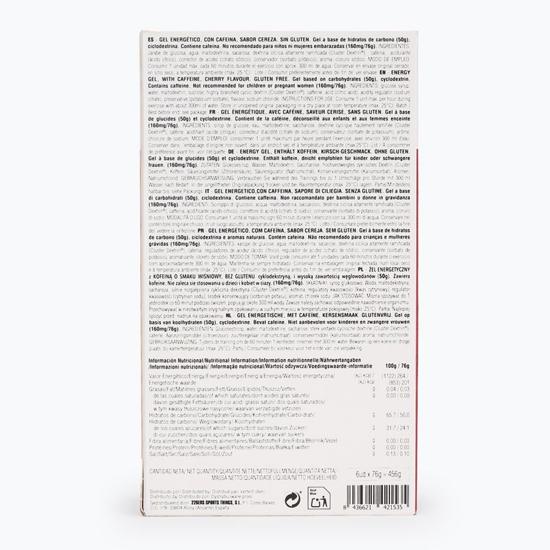Energetický gel 226ERS High Energy 6 x 76 g caffeine 160 mg cherry 2