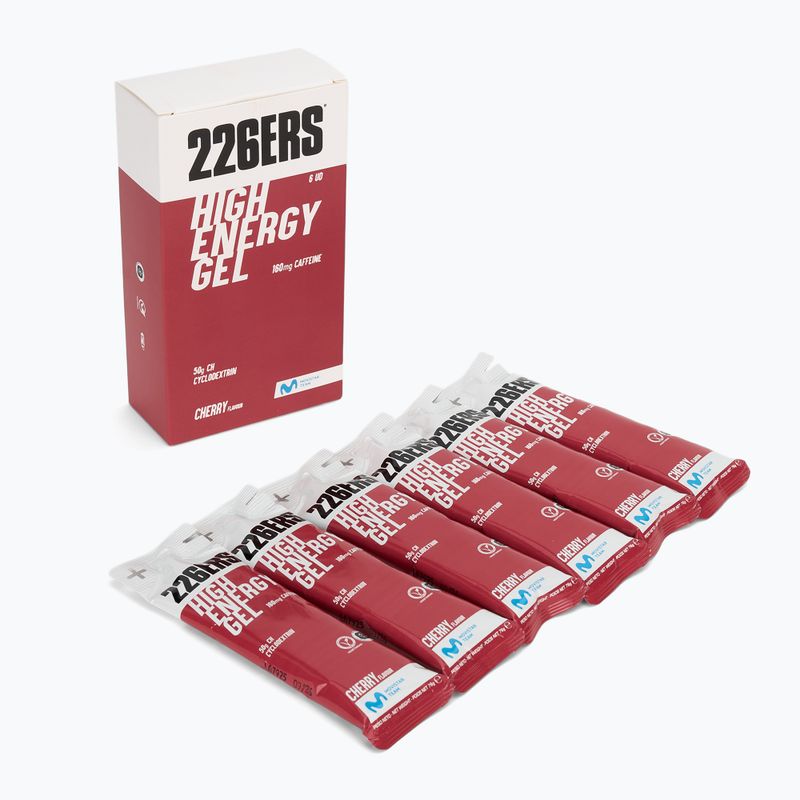 Energetický gel 226ERS High Energy 6 x 76 g caffeine 160 mg cherry 4