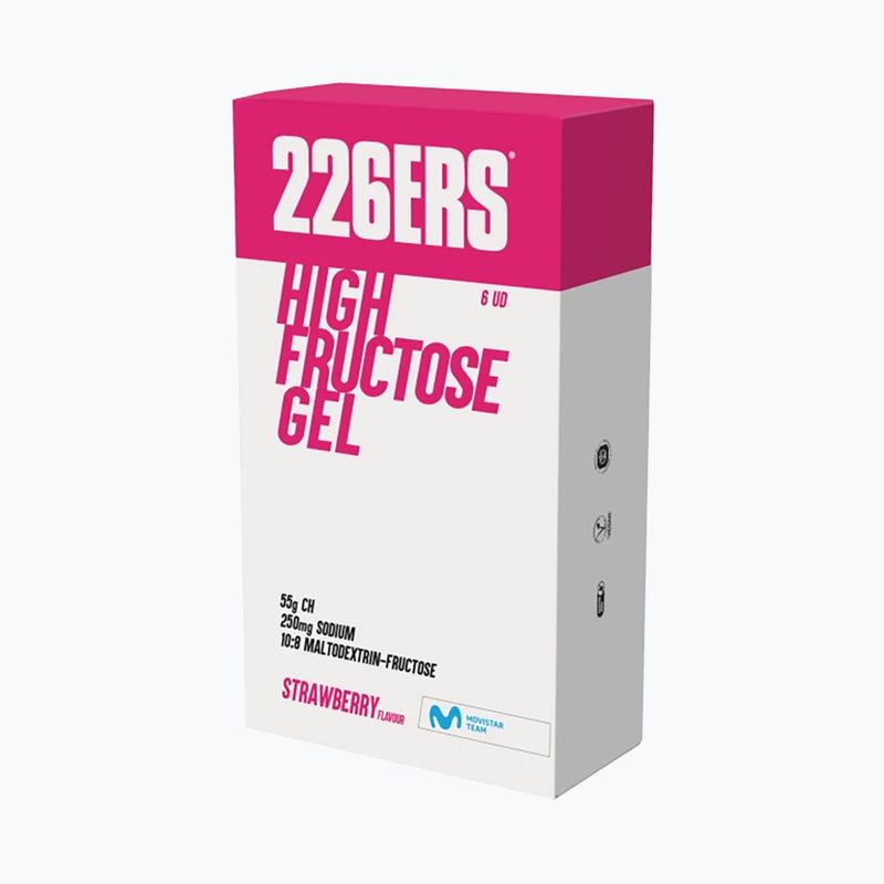 Energetický gel 226ERS High Fructose Gel 6 x 80 g strawberry