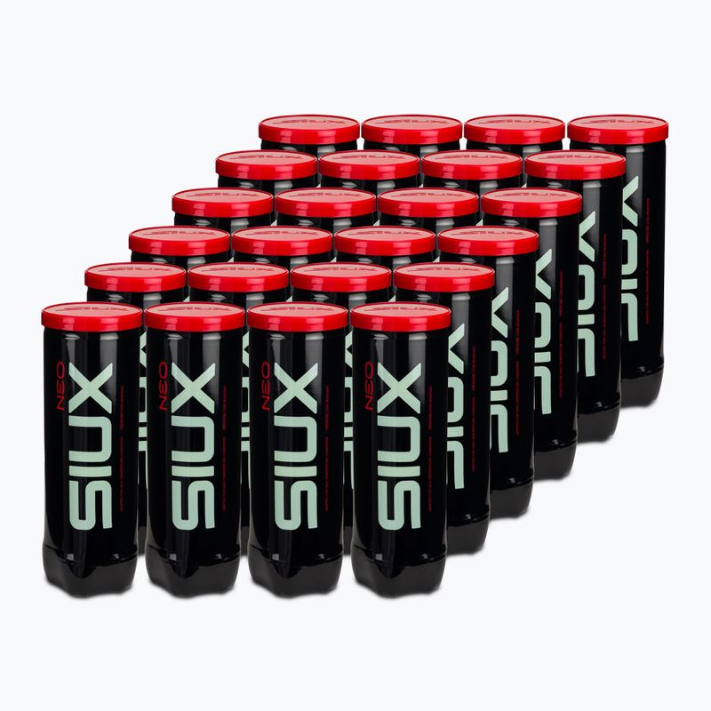 Míče na padel Siux Neo Box 72 pack red
