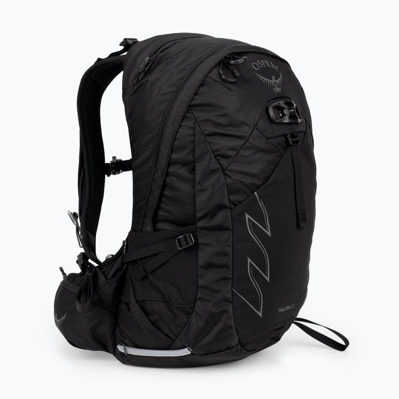 Osprey Talon 22 l stealth black pánský turistický batoh 2