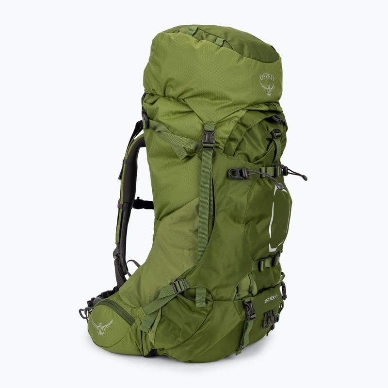 Pánský trekingový batoh Osprey Aether 65 l garlic mustard green 2