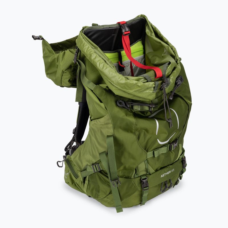 Pánský trekingový batoh Osprey Aether 65 l garlic mustard green 4