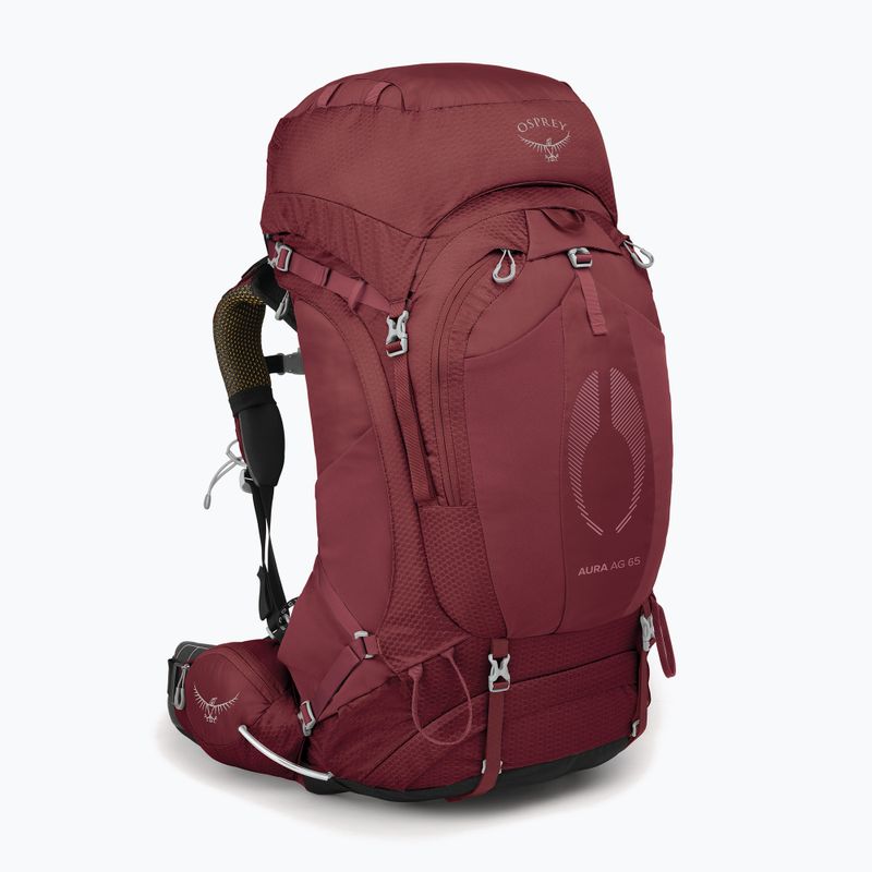 Dámský trekový  batoh Osprey Aura AG 65 l M-L berry sorbet red 2