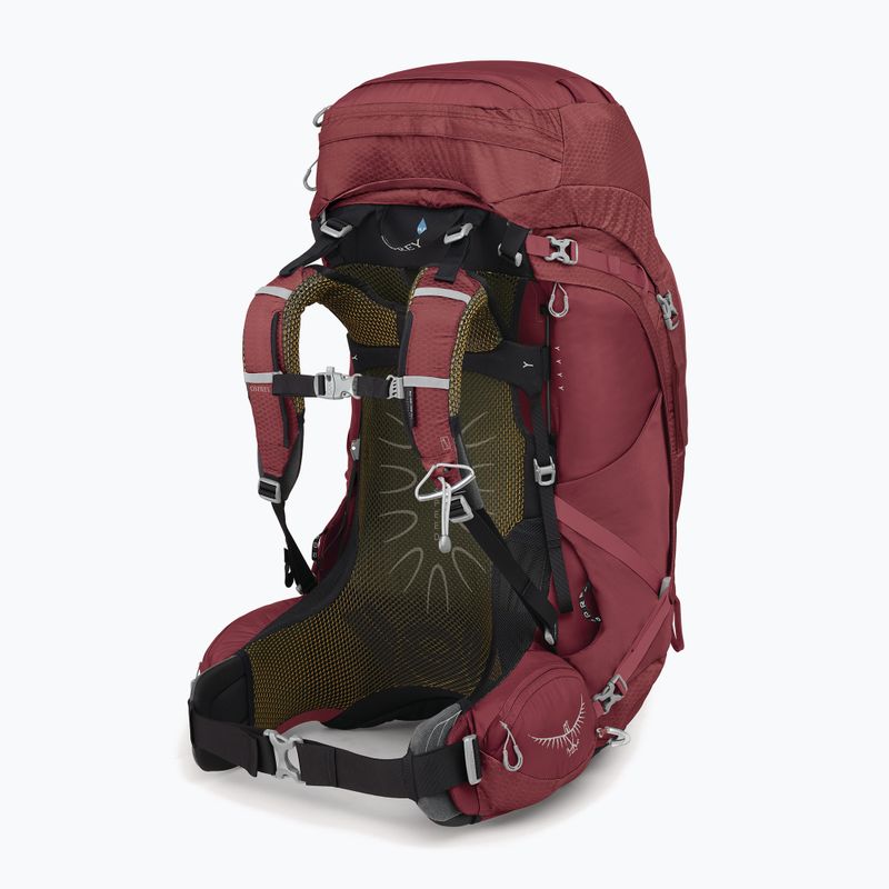 Dámský trekový  batoh Osprey Aura AG 65 l M-L berry sorbet red 4