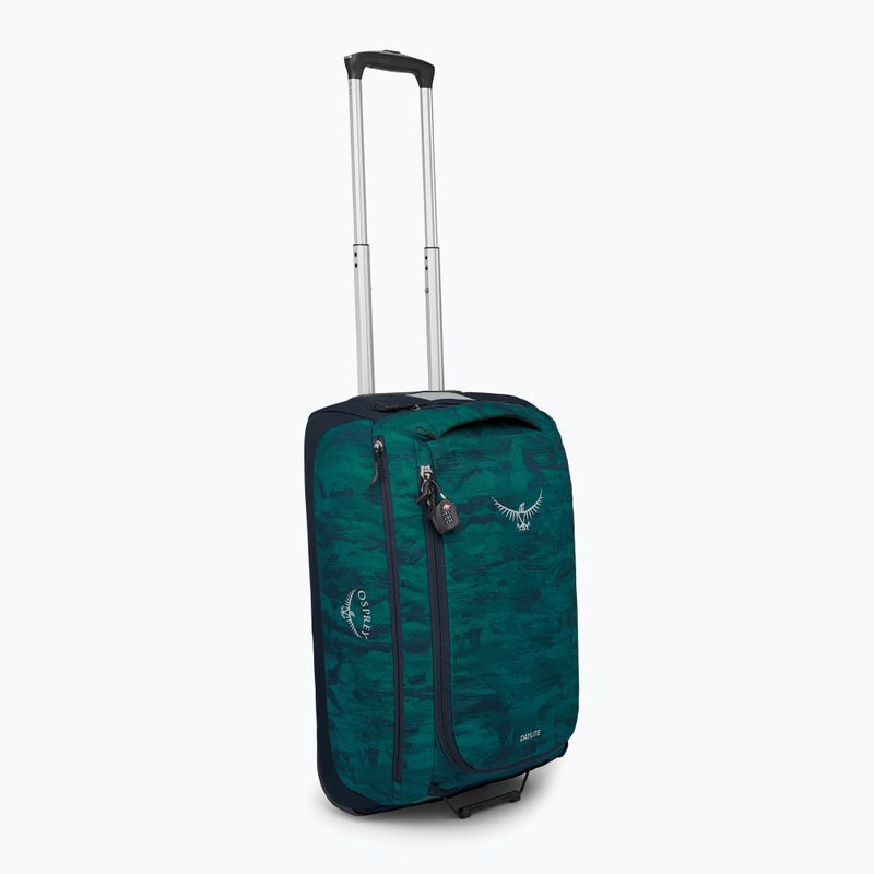 Cestovní taška Osprey Daylite Carry-On Wheeled Duffel 40 l palm foliage print 2