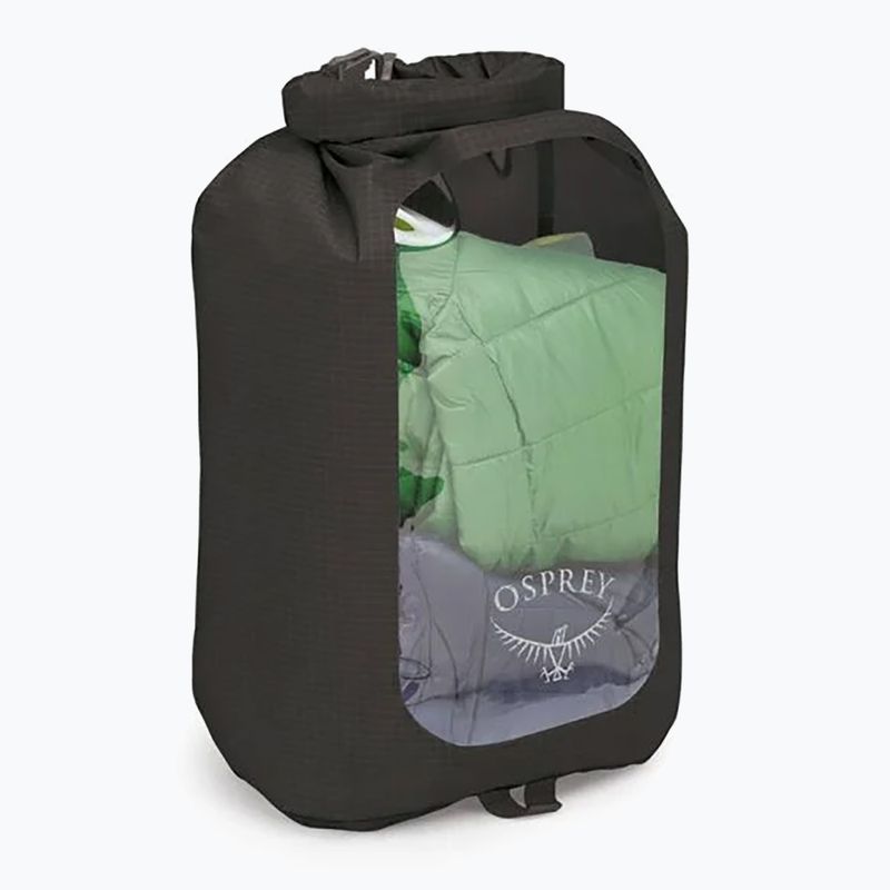 Voděodolný vak Osprey DrySack w/Window 12 l black 2