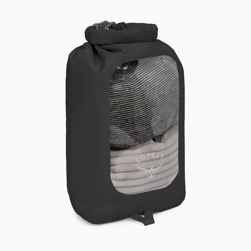 Voděodolný vak Osprey DrySack w/Window 6 l black 2