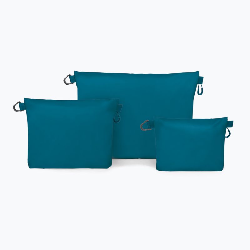 Sada organizérů Osprey Ultralight Zipper Sack Set 3 ks waterfront blue 2