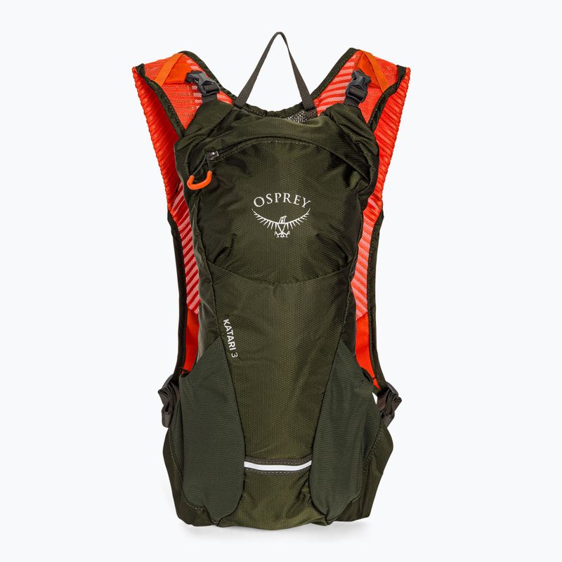 Pánský cyklistický batoh Osprey Katari 3 l zeleny 10005011