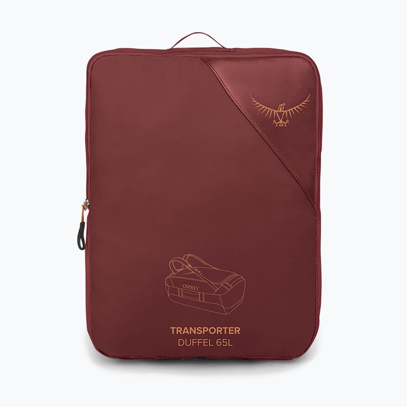 Cestovní taška Osprey Transporter 65 l červená horská